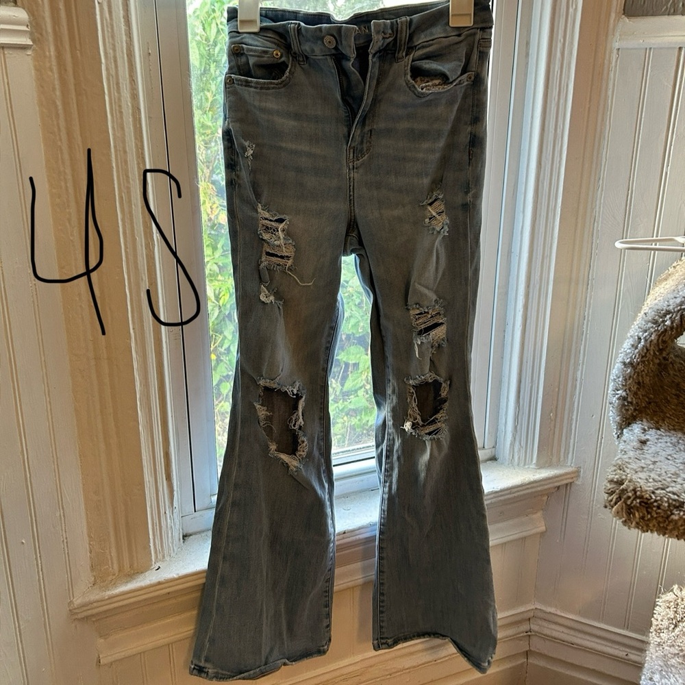 American Eagle Outfitters Light Blue Denim Jeans
